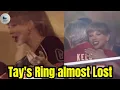 Download Lagu Taylor Swift's ALMOST LOST ENGAGEMENT RING as she Hugged Ed Kelce \u0026 Caitlin Clark in Lion's game