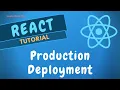 95 Build Project for Production Deployment using npm run build command in React Redux App - ReactJS