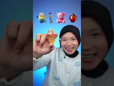 Makan Gummy Sesuai Emoji!🤗 #asmr #mukbang #makansesuaiemoji #videomakan