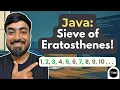 Java Program Sieve of Eratosthenes Find Prime Numbers