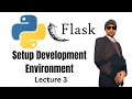Setup virtual environment python web development using flask and Python