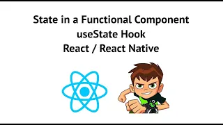 useState Hook in react or react native functional component