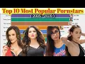 Top 10 Most Popular Pornstars 2005 - 2020