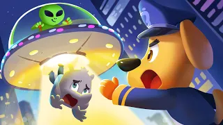 وحيد القرن الصغير اختطفه فضائي نقيب لابرادور كرتون اطفال رسوم متحركة بيبي باص BabyBus 