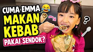 Makan Kebab Sultan Pakai Sendok😅 Slay Emma🤣