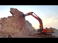 Lagu Excavator Breaking Mountain Rocks – Extreme Heavy Equipment Power | Massive Excavator powerfull work