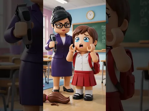 ¡LE CORTARON LA COLITA EN PLENA CLASE! #roblox #brookhaven #shorts