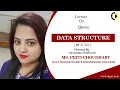 QUEUE DATA STRUCTURE LECTURE 04 BY MS PRITI CHOUDHARY AKGEC