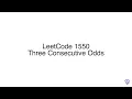 LeetCode 1550 Three Consecutive Odds