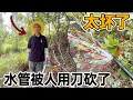 Download Lagu 真是太坏了，水管无缘无故被人砍坏了，还以为是李俊修路放完了