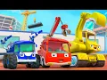 Download Lagu Construction Truck Song | Excavator, Crane truck | Nursery Rhymes \u0026 Kids Songs | BabyBus