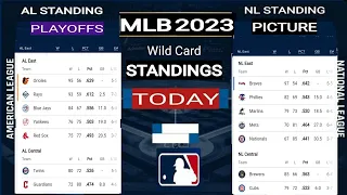 MLB Playoff Picture 2023 Updated Standings Wild Card Seedings and Bracket MLB standings today