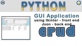 How to use Python TKinter to build a GUI Form to manage JSON data
