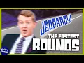 Jeopardy The Top 20 FASTEST Rounds World of Jeopardy