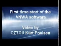 First time start VNWA Software