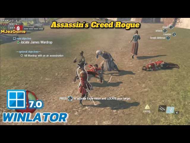 Winlator - Gameplay Assassin's Creed Rogue - Windows