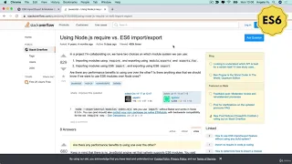 13 Javascript ES6 Import Export and Modules