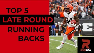Top 5 Running Back Sleepers - Rico Dowdle vs Jerome Ford