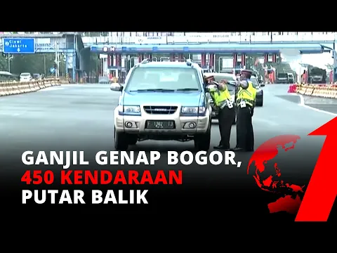 Pemberlakuan Ganjil Genap di Bogor, 450 Kendaraan Roda Empat Diminta Putar Balik | tvOne