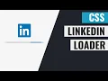 HTML CSS LinkedIn Loading Spinner