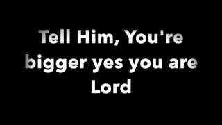 youre bigger lyric video by jekalyn carr