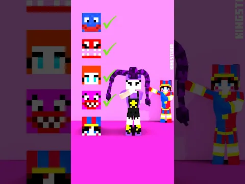 Lily Lovebraids Accepts Monsters but Rejects Pomi 🤣😂 #shortvideo #minecraft #vairalvideo