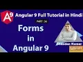 Forms in Angular 9 Angular 9 Full Tutorial in Hindi