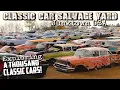 EXPLORING a MASSIVE CLASSIC CAR SLAVAGE YARD A THOUSAND Classic Cars JUNK YARD Classic Cars