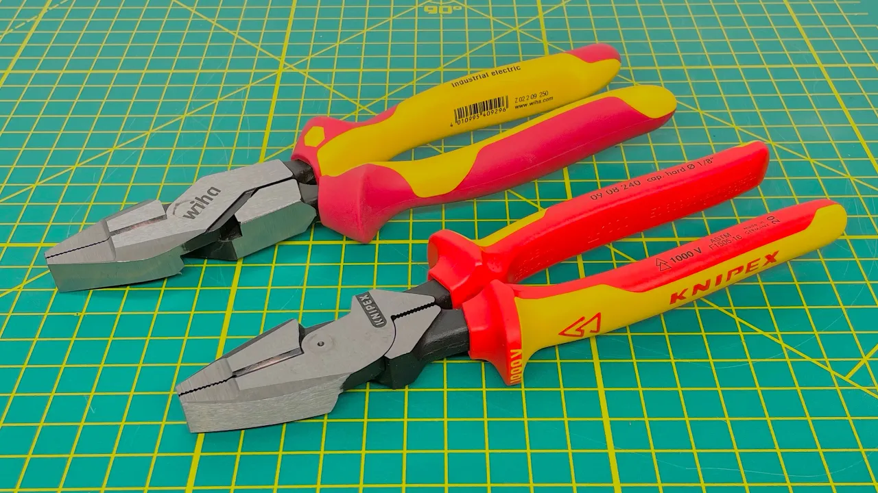 Knipex vs Wiha — comparatif pinces et outils d'électricien
