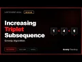 LeetCode 75 Increasing Triplet Subsequence Python Solution