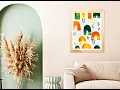 Transform Your Space with Stunning Watercolor Arch Boho Wall Art - Perfect for Nursery Home