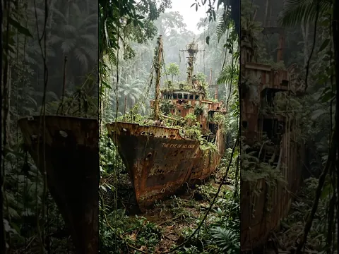THE EYE OF ALL KNOW: Nature’s Reclamation of a Stranded Cargo Ship in the Deep Jungle