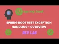 Spring Boot Rest Exception Handling