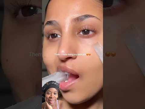 we love eating our skin care #fyp #viralvideo #skincare n