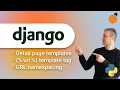 Django - Detail Pages the url template tag