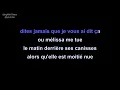 julien clerc | mélissa | lyrics | paroles | letra |