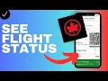 How to see your flight status in the Air Canada app