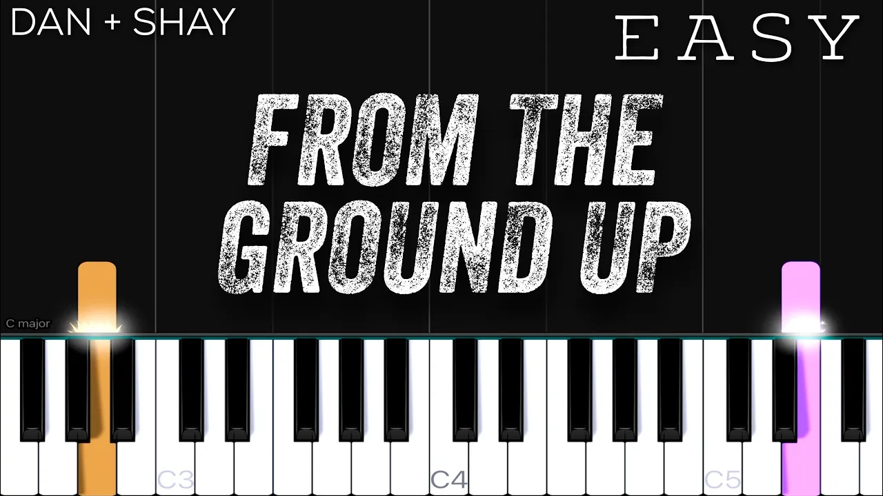 Dan + Shay - From The Ground Up | EASY Piano Tutorial