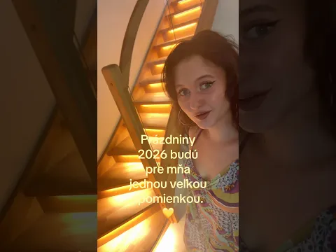 PRÁZDNINY 2026💛