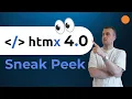 HTMX 4.0 sneak peek - hx-partial tag and overview!