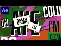 Lagu Liedtekst Kinetische typografie-animatie in After Effects - After Effects-zelfstudie | Bewegingsg...