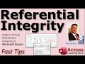 How to Set Up Referential Integrity in Microsoft Access Prevent Deletion of Parent Records