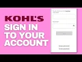 How to Sign in My Kohl s Credit Card Online 2024