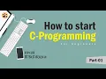 C-Programming for beginners ll Bangla Tutorial ll Programming with Rafid