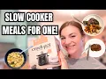 SINGLE SERVING SLOW COOKER RECIPES CROCKPOT MEALS FOR ONE