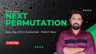 Next Permutation Explained with Java Code Step-by-Step Algorithm Walkthrough for Interviews