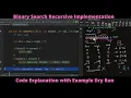 4 Binary Search Algorithm Recursive Implementation in Java Binary Search on Arrays