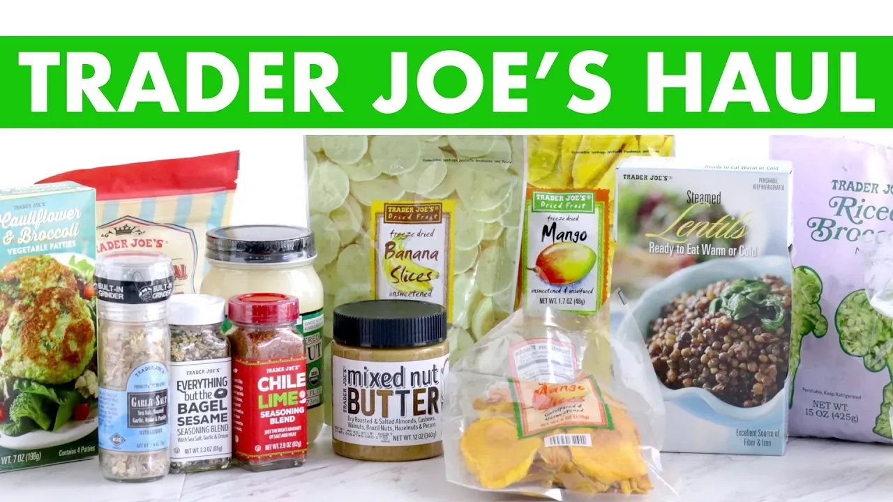 NEW Trader Joes Grocery Food Haul Favorites! - Mind Over Munch