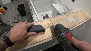 Installing Countertop Support Brackets asmr