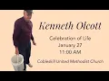 Ken Olcott Funeral Service - January 27th 2026